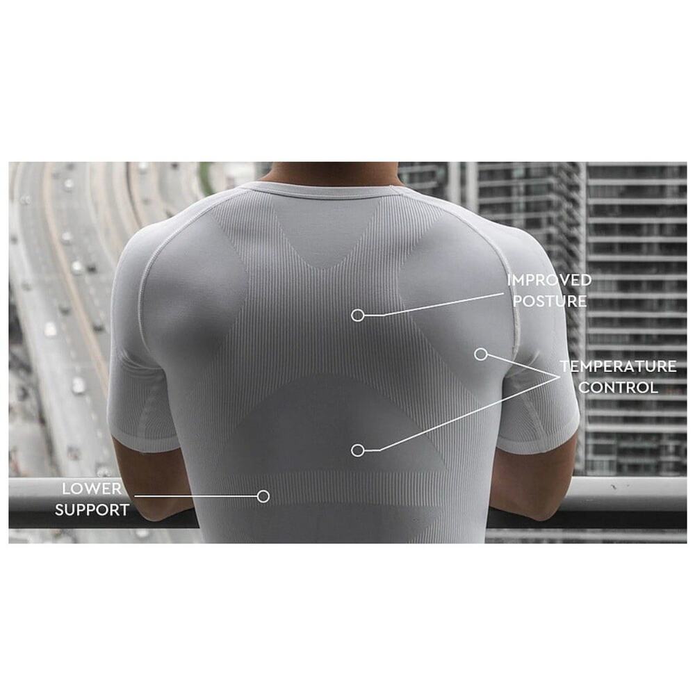 CoreWear Coremax Mens Compression V Neck Slimming Undershirt Shirt Black XL NEW - Picture 12 of 12